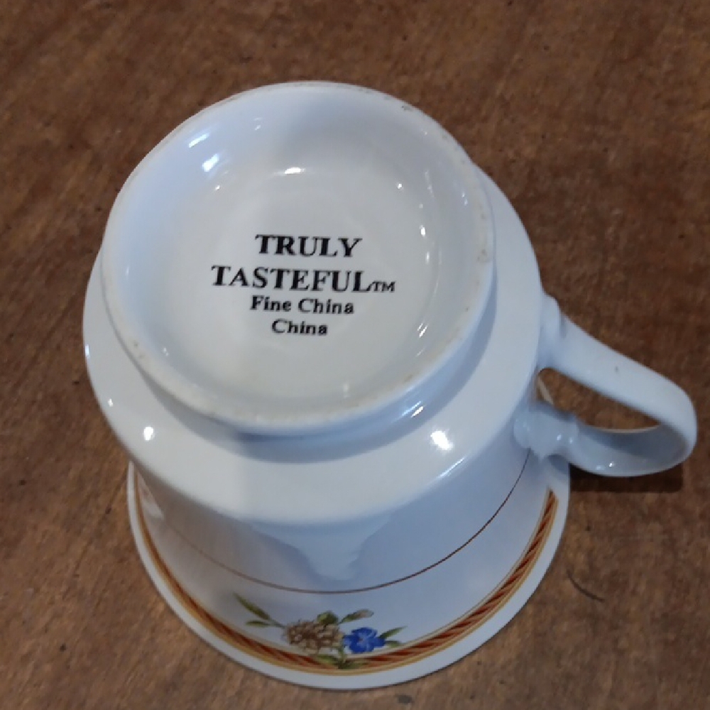 Charming Floral and Scenic Teacup Set - Picture 5 of 10